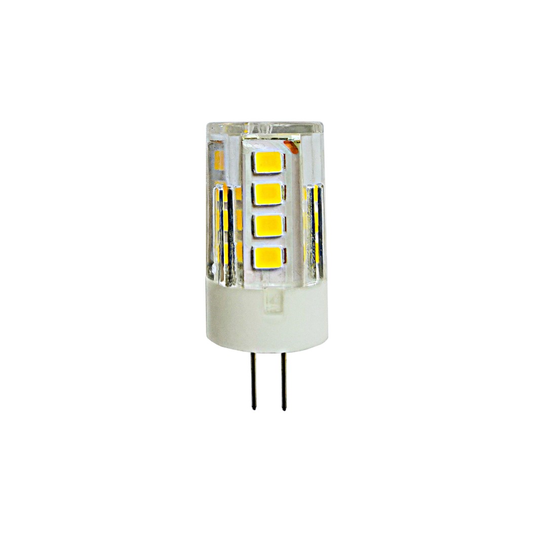 LED-JC-220/3W/4000K/G4/CL GLZ09TR Лампа светодиодная, прозрачная. Белый свет (4000К). Картон. ТМ Uni