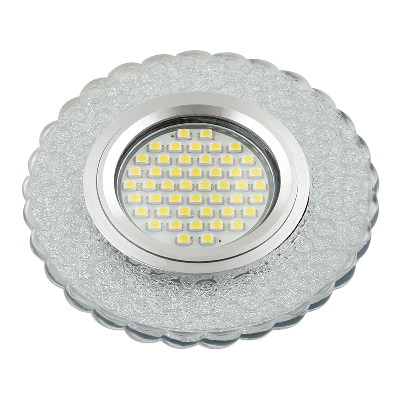 DLS-L140 GU5.3 GLASSY/CLEAR Светильник декоративный встраиваемый, серия Luciole. Без лампы, цоколь G